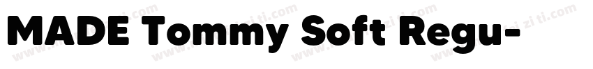 MADE Tommy Soft Regu字体转换